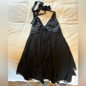 Arden B medium black halter dress